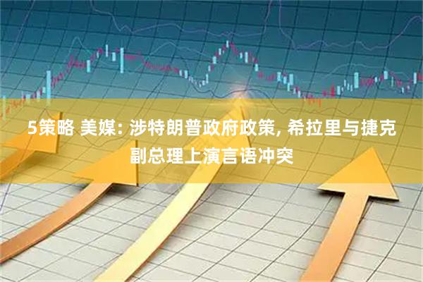 5策略 美媒: 涉特朗普政府政策, 希拉里与捷克副总理上演言语冲突