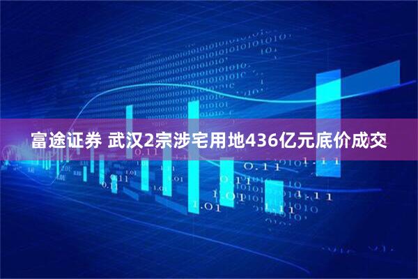 富途证券 武汉2宗涉宅用地436亿元底价成交
